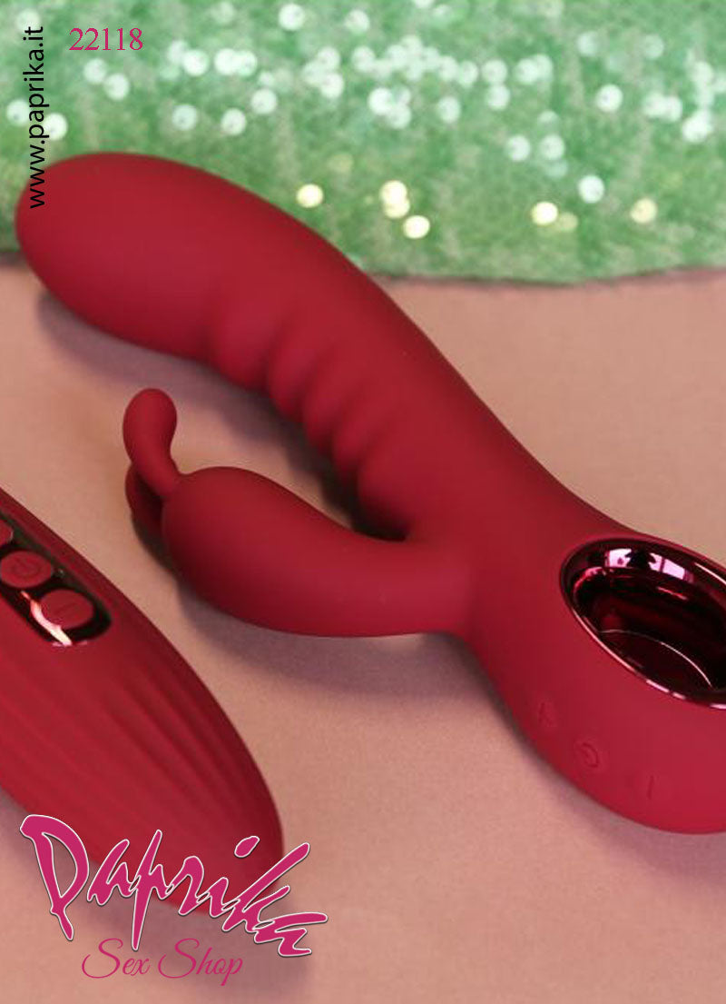 Rabbit Vibratore Clitoride Vagina 5 + 5 Velocità Ø 40 Silicone Punto G