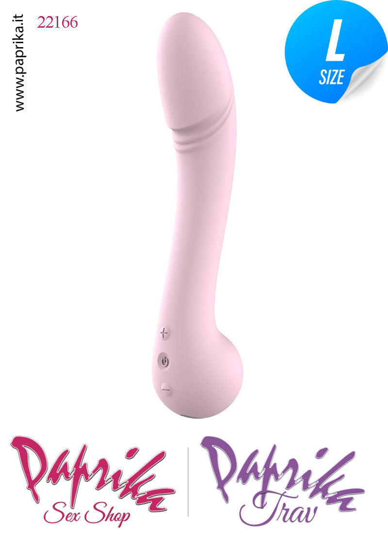 Vibratore Vaginale Punto G Sagomato 10 Velocità 22 cm Ø 41 Silicone Flessibile