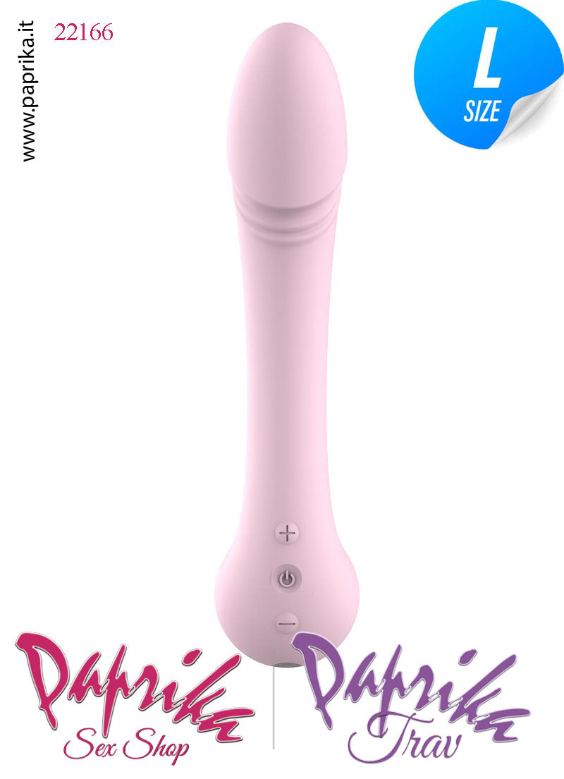 Vibratore Vaginale Punto G Sagomato 10 Velocità 22 cm Ø 41 Silicone Flessibile