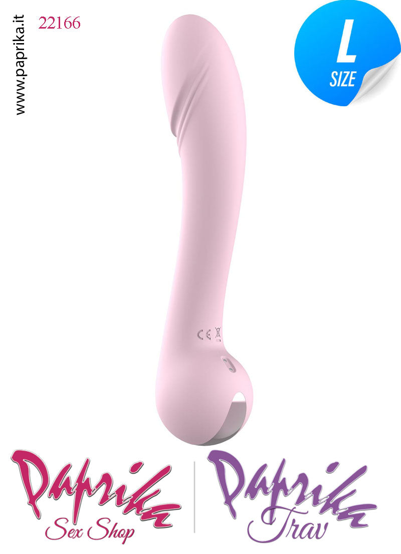 Vibratore Vaginale Punto G Sagomato 10 Velocità 22 cm Ø 41 Silicone Flessibile