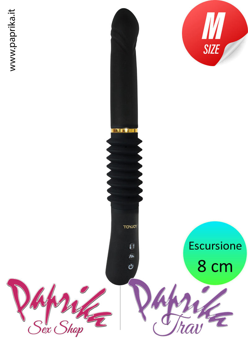 Vibratore & Su e Giù 8 cm Fucking Machine Portatile 4 Velocità 3 Movimenti