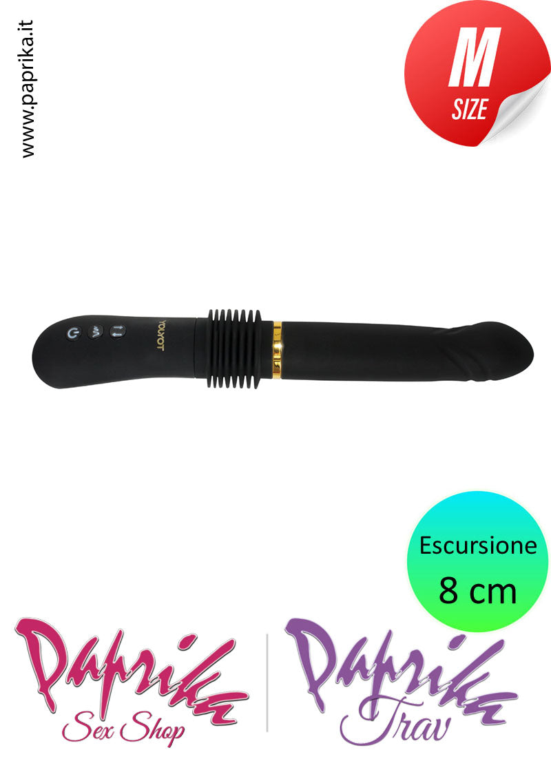 Vibratore & Su e Giù 8 cm Fucking Machine Portatile 4 Velocità 3 Movimenti