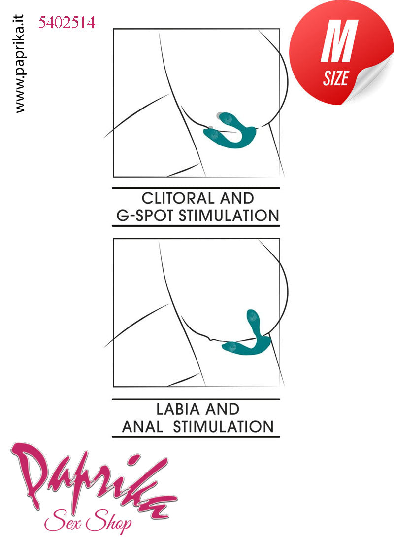 Vibratore Vaginale da Inserire 8 cm Ø 30 Clitorideo Flessibile Telecomandato