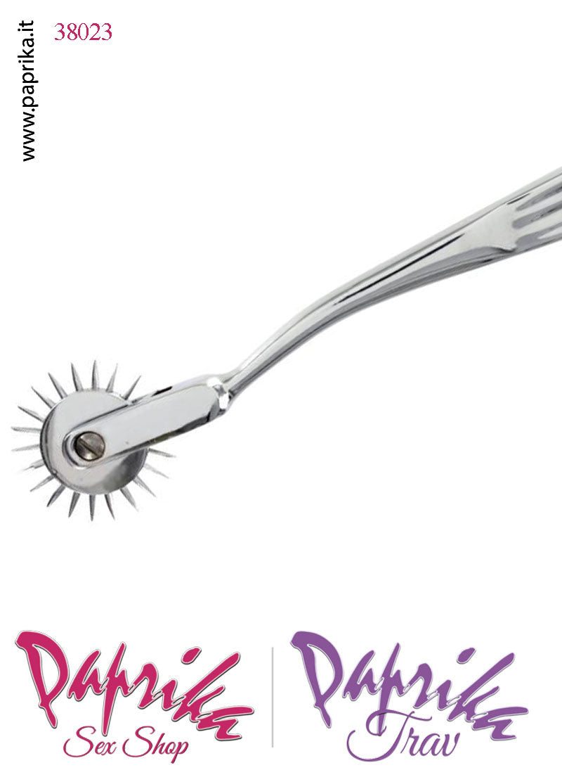 Rotella Pinwheel Wartenberg Sadomaso 1 Disco Appuntito Acciaio Inox