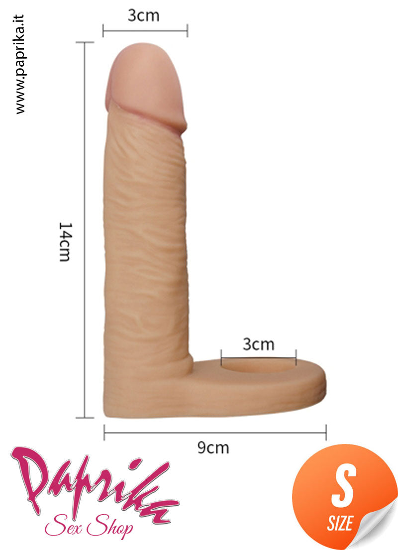 Fallo Dildo Indossabile Doppia Penetrazione 13 cm Ø 30 Non Vibrante