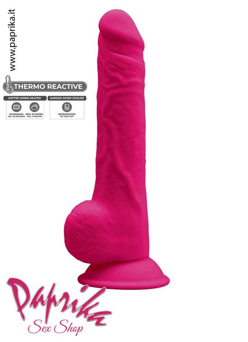 Fallo Dildo Non Vibrante  22 cm Ø 45 Termoreattivo Riscaldabile