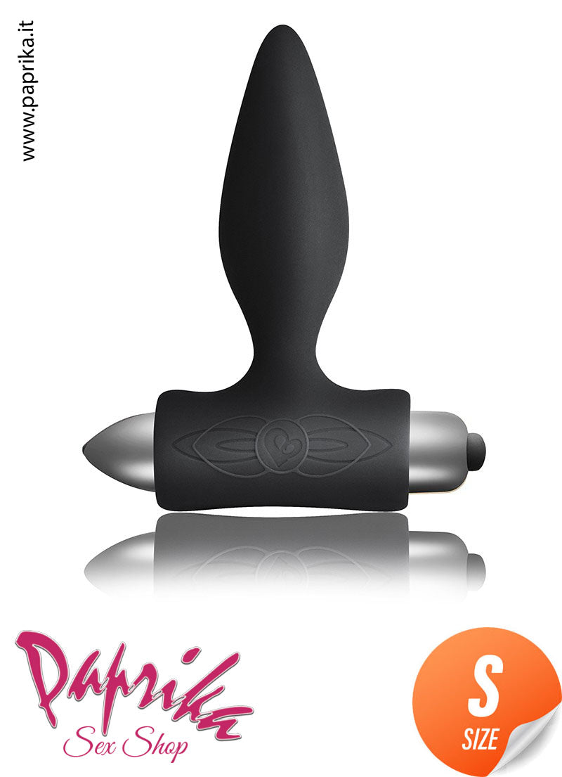 Plug Anale Unisex Vibrante 8 cm Ø 27 Silicone Piccolo 7 Velocità